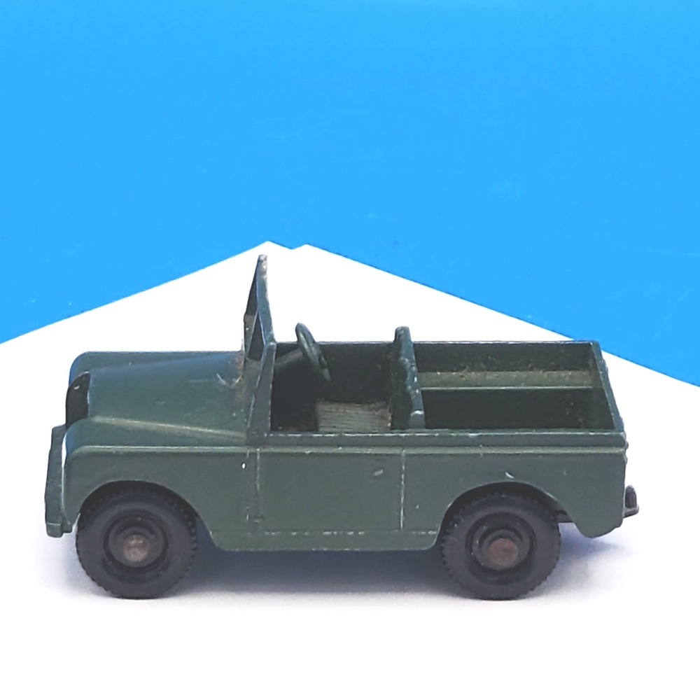 Vintage Matchbox Dark Green No. 12 Land Rover Series II
